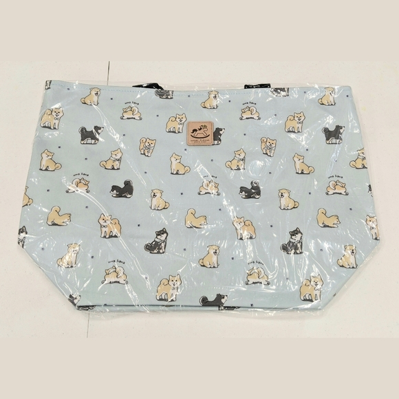 Waterproof Shiba Large Travel Tote Shoulder Bag - Picture 7 of 12